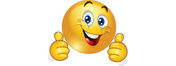 Смайлик с большим пальцем вверх