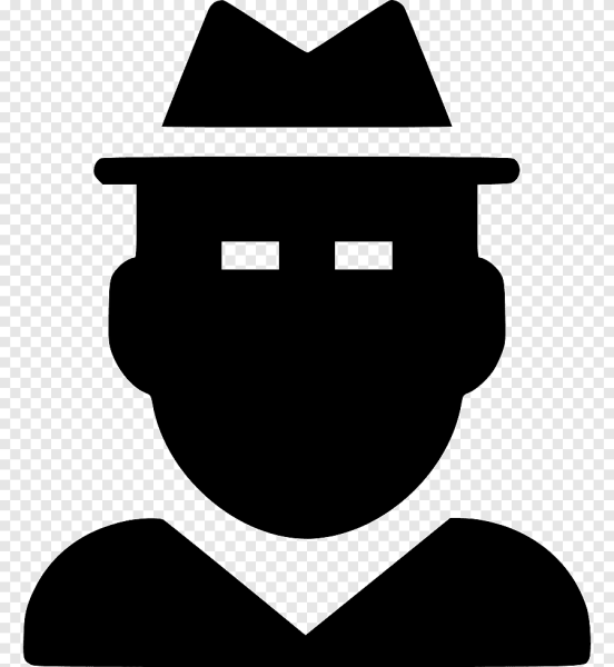 Шпион анфас силуэт