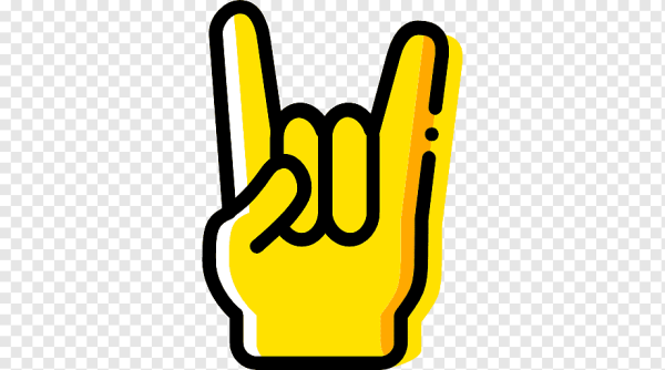 Значок рок н ролла