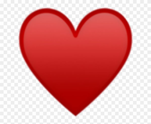 Красное сердце эмодзи