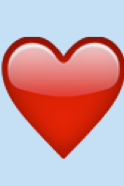 Красное сердце эмодзи