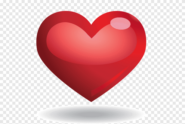Красное сердце Смайл