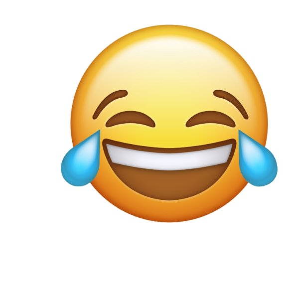 Смеющийся смайлик со слезами