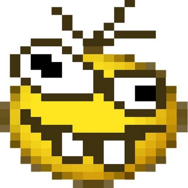 Смайлик с короной на голове