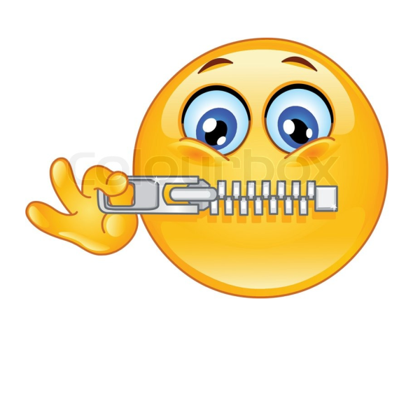 Смайлик с закрытым ртом