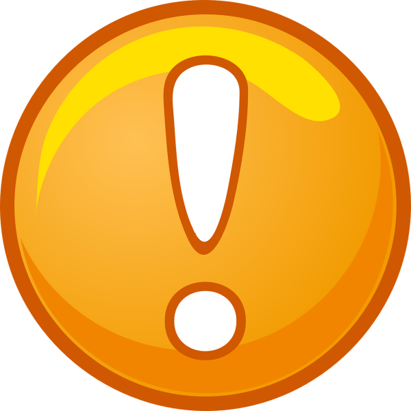 Значок "внимание!"