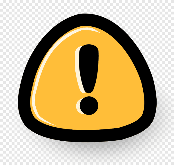 Значок Обратите внимание