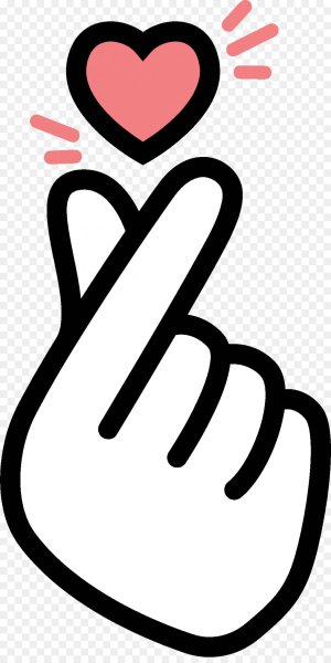 Знак БТС пальцами