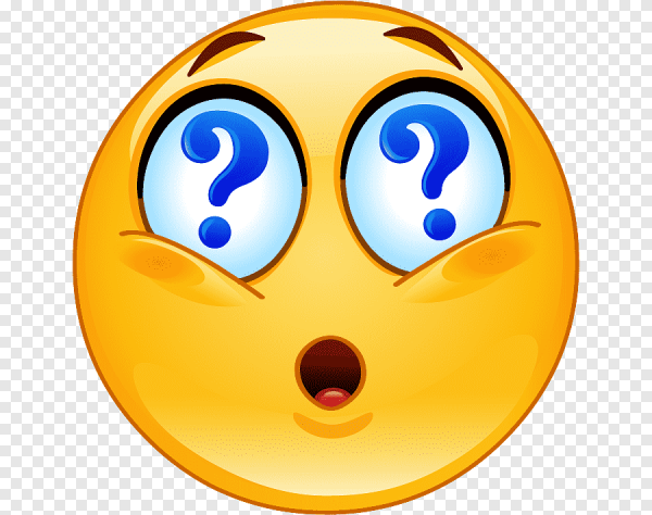 Смайлик с вопросительным знаком