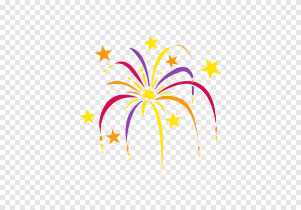 Смайл салют на прозрачном фоне