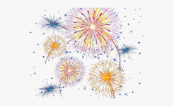 Смайлик фейерверк