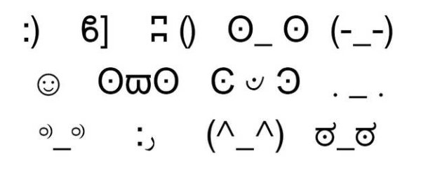 Красивые рисунки из символов