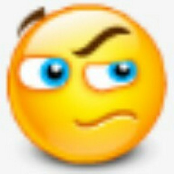 Смайлик с приподнятой бровью