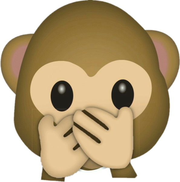 Смайлик обезьянка