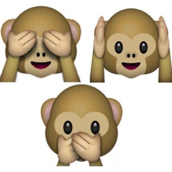 ЭМОДЖИ обезьянка