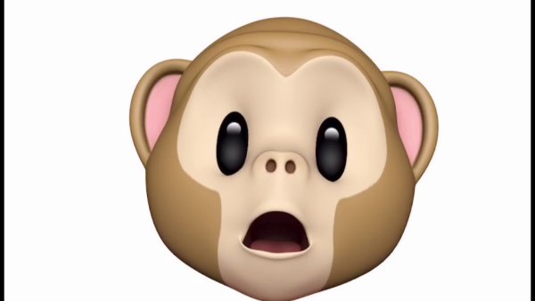 Смайлик обезьянка