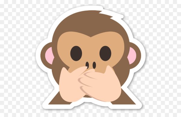 Эмодзи обезьянка