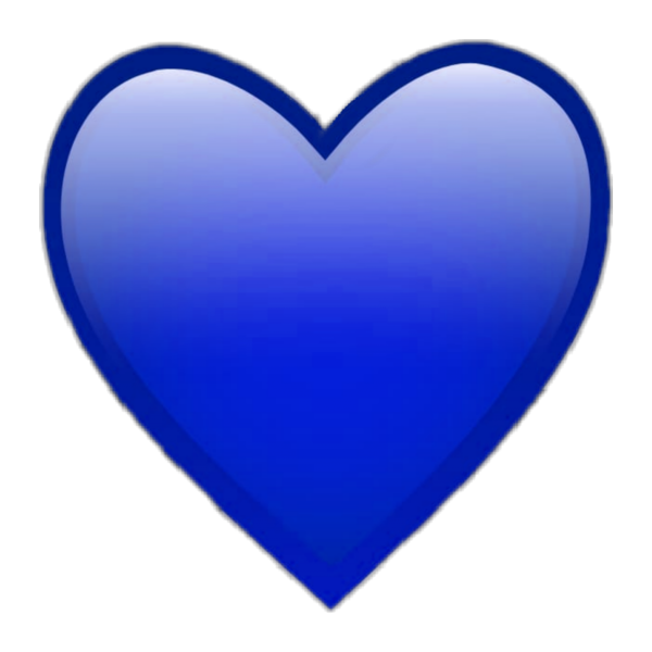 Сердце синее