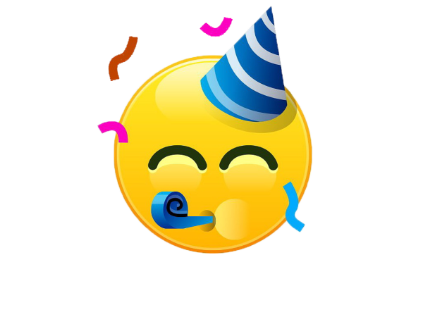 Смайлик с днем рождения