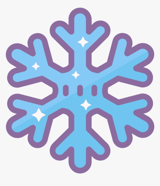 Смайлики эмодзи Снежинка