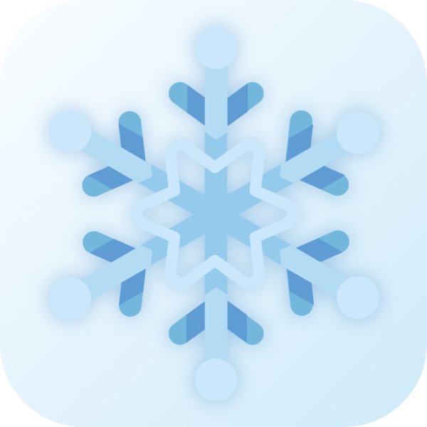 Снежинки смайлики