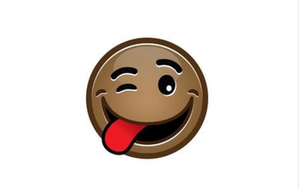 Злой смайлик с зубами