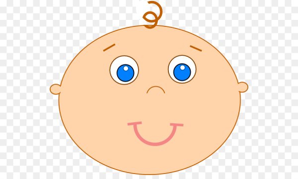 Детские рожицы на прозрачном фоне