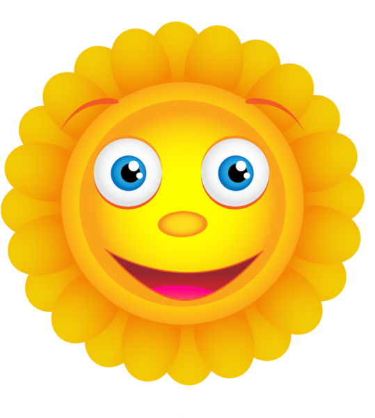Солнышко улыбается