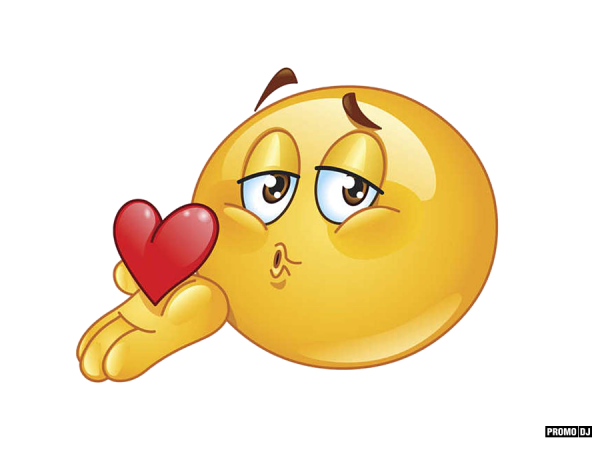 Дружеский поцелуй смайлик