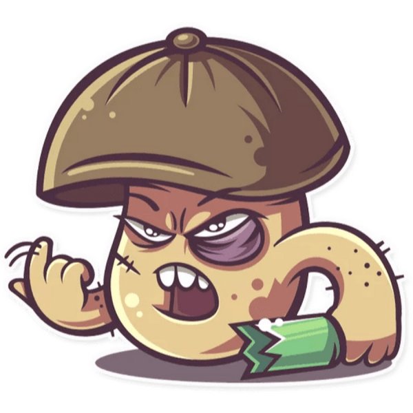 Мухомор стикер