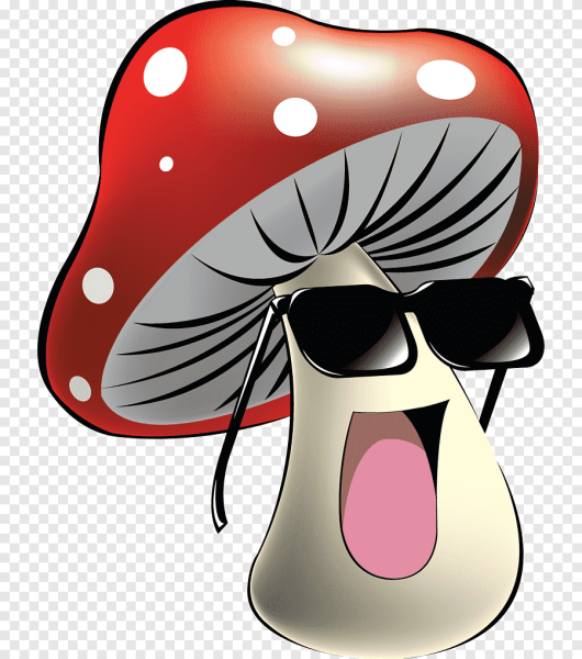 Мухомор мультяшный