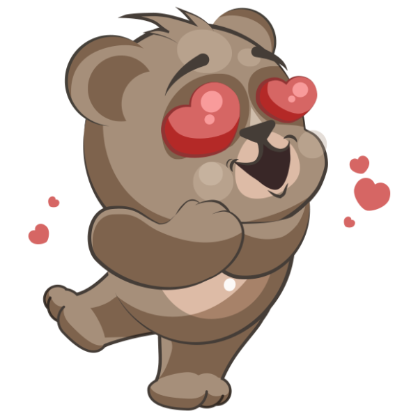 ЭМОДЖИ Медвежонок