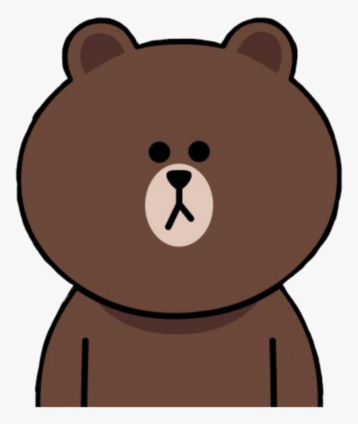 Line friends Браун