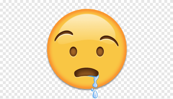 ЭМОДЖИ С текущими слюнями