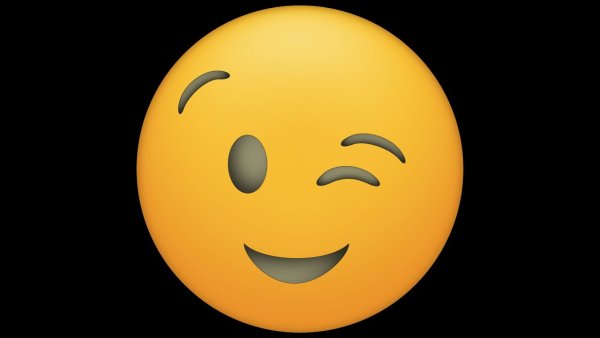 Улыбка на черном фоне