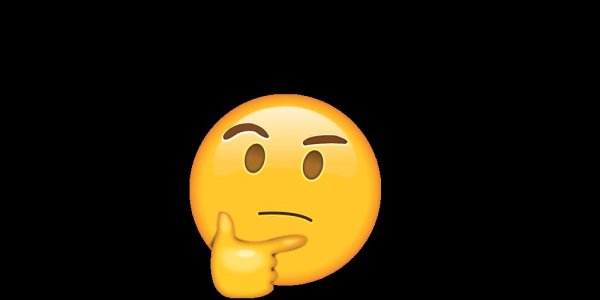 Грустный смайлик черный