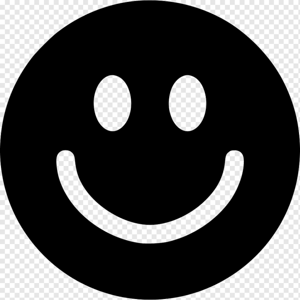 Улыбка на черном фоне