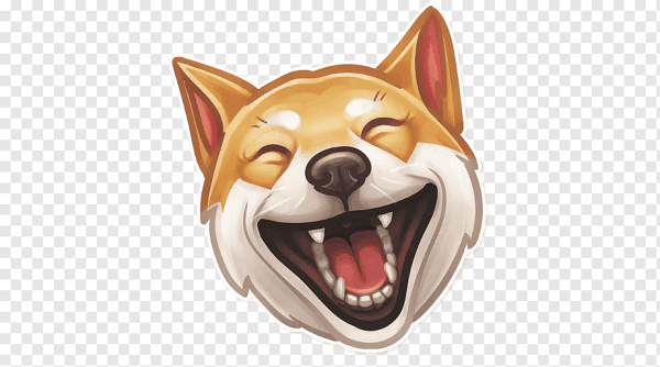 Стикеры улыбающаяся собака