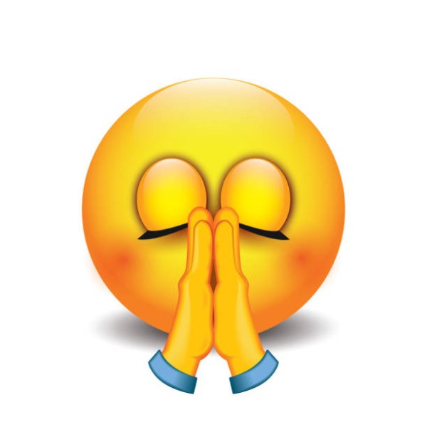 Смайлик молится