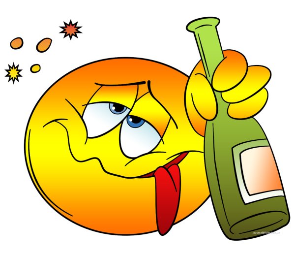 Пьяный смайлик