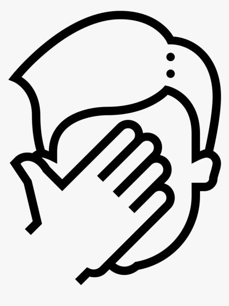 Рука лицо иконка