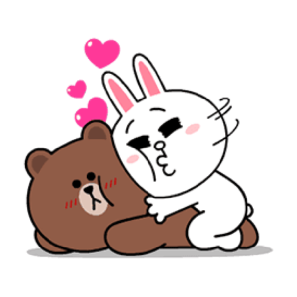 Мишка и Зайка Стикеры