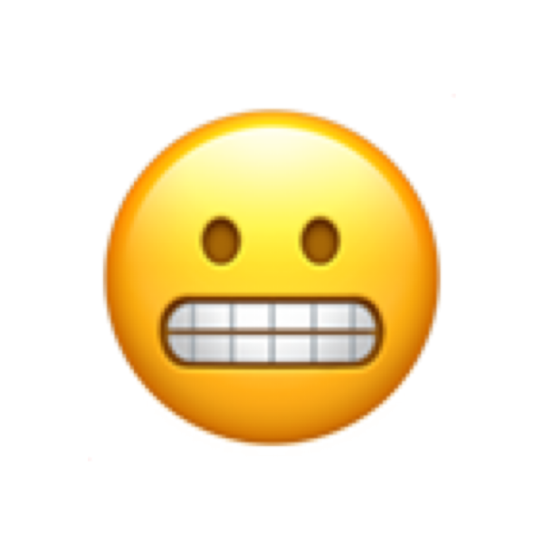 Смайлик с зубами