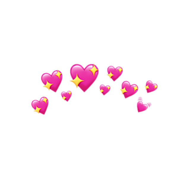 Сердечки над головой