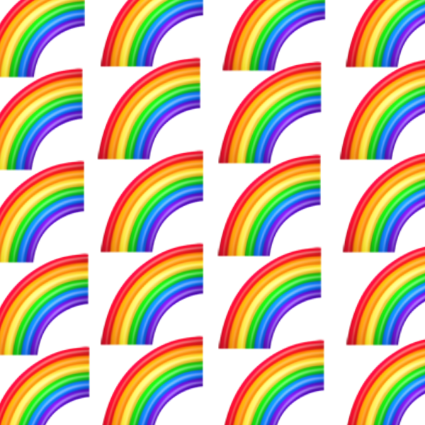 Разноцветные смайлы