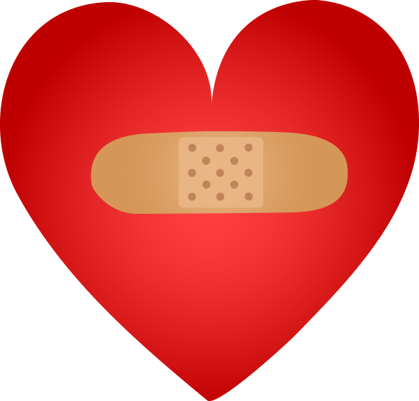 Сердечко с пластырем