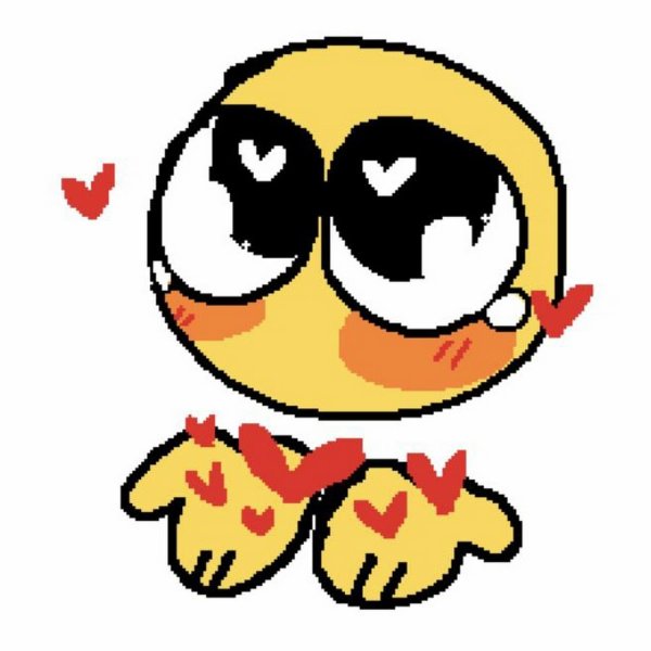 Смайл с большими глазами