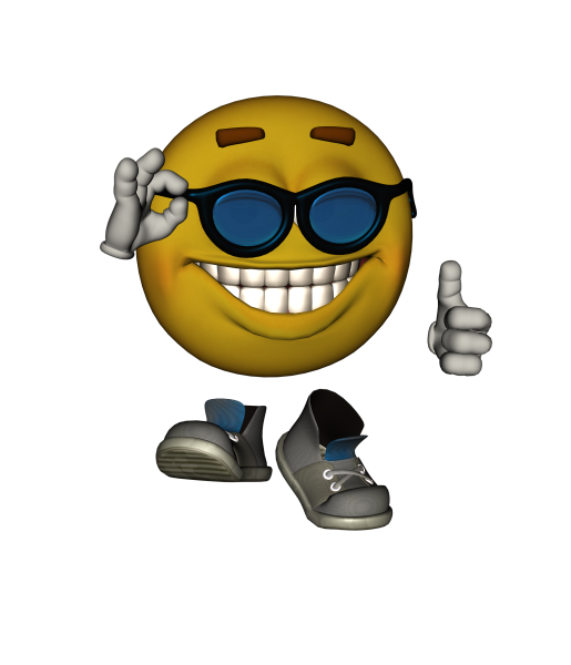Крутой смайлик