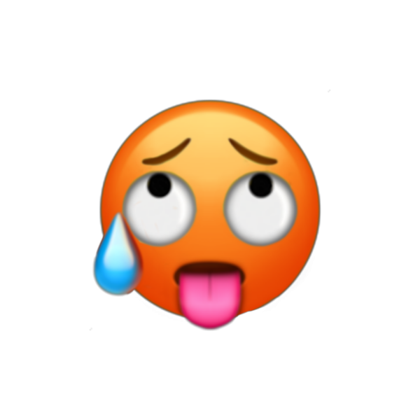 Ахегао смайлик эмодзи