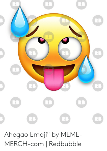 Смайлик ахегао ВК